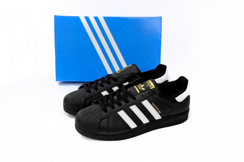 Adidas Superstar Core Black Cloud White Gold Reps Sneaker EG4959