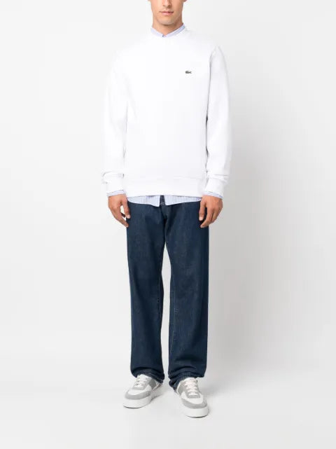 Lacoste fleece crew neck sweatshirt