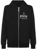 Philipp Plein logo-print zipped hoodie