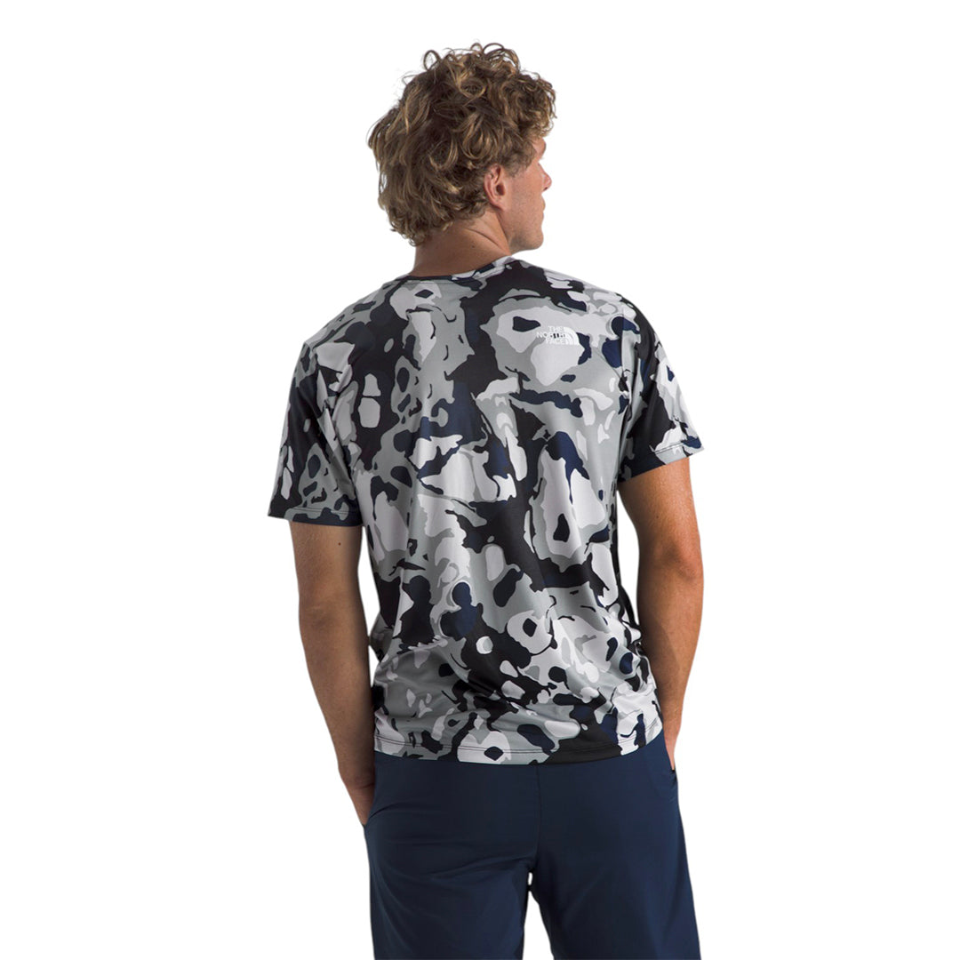 Camiseta Tee Aop para hombre color gris y negro