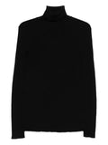 Sunflower roll-neck wool sweater