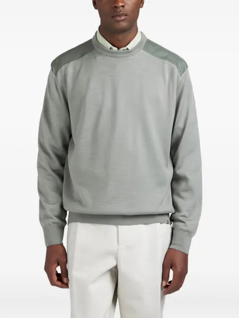 Paul & Shark shoulder-patch crew-neck sweater