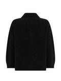 Laneus distressed ribbed cardigan