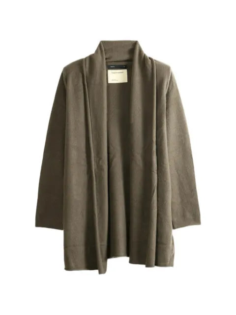 Frenckenberger shawl-collar open-front cardigan