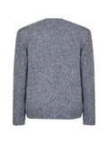 NN07 Flint marl-knit V-neck sweater