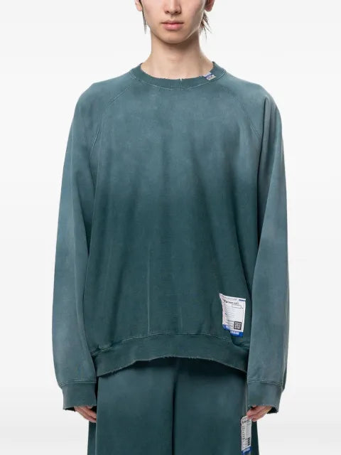 Maison MIHARA YASUHIRO sun faded like distressed sweatshirt