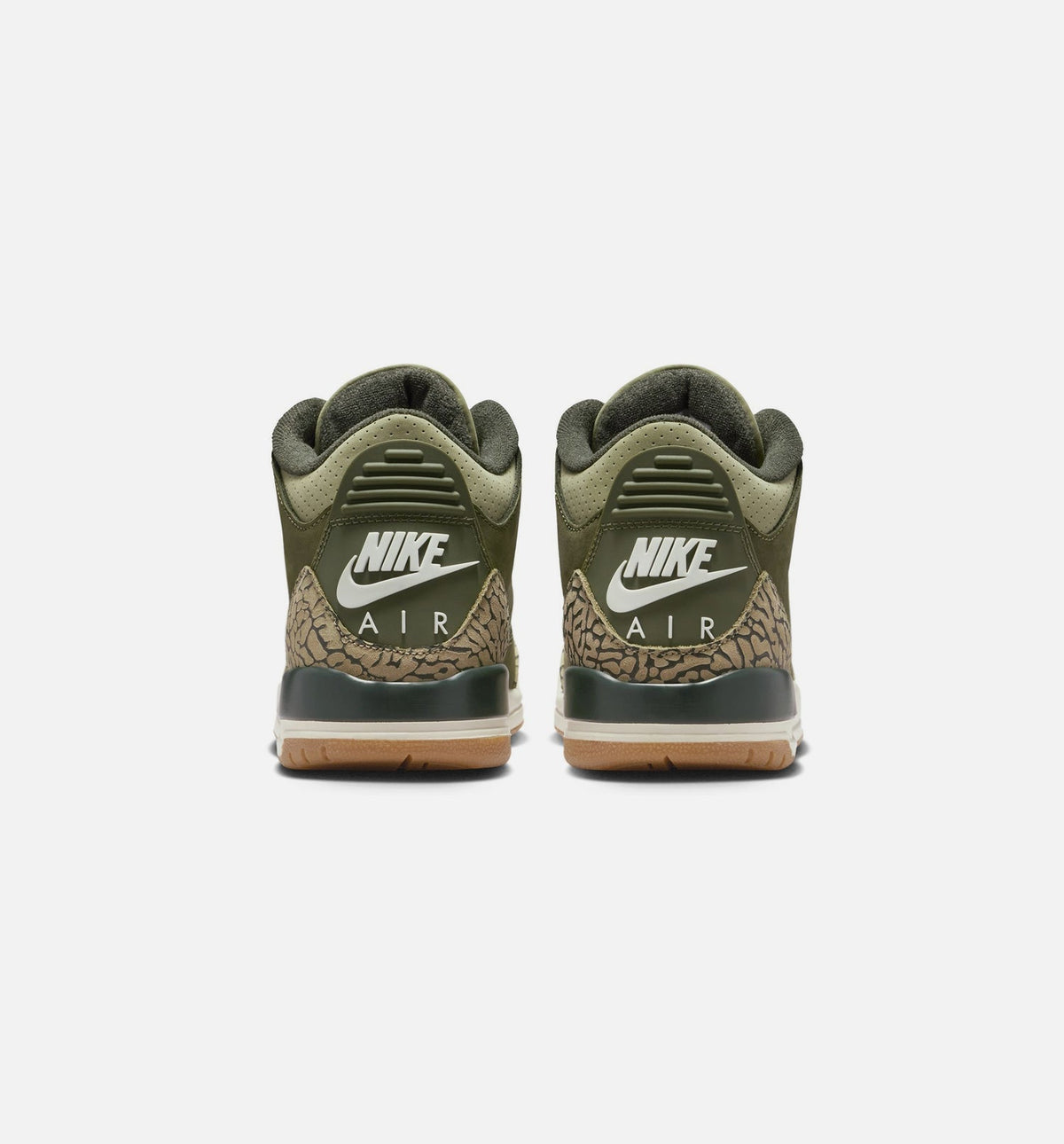 Air Jordan 3 Retro Medium Olive Grade School Lifestyle Shoe