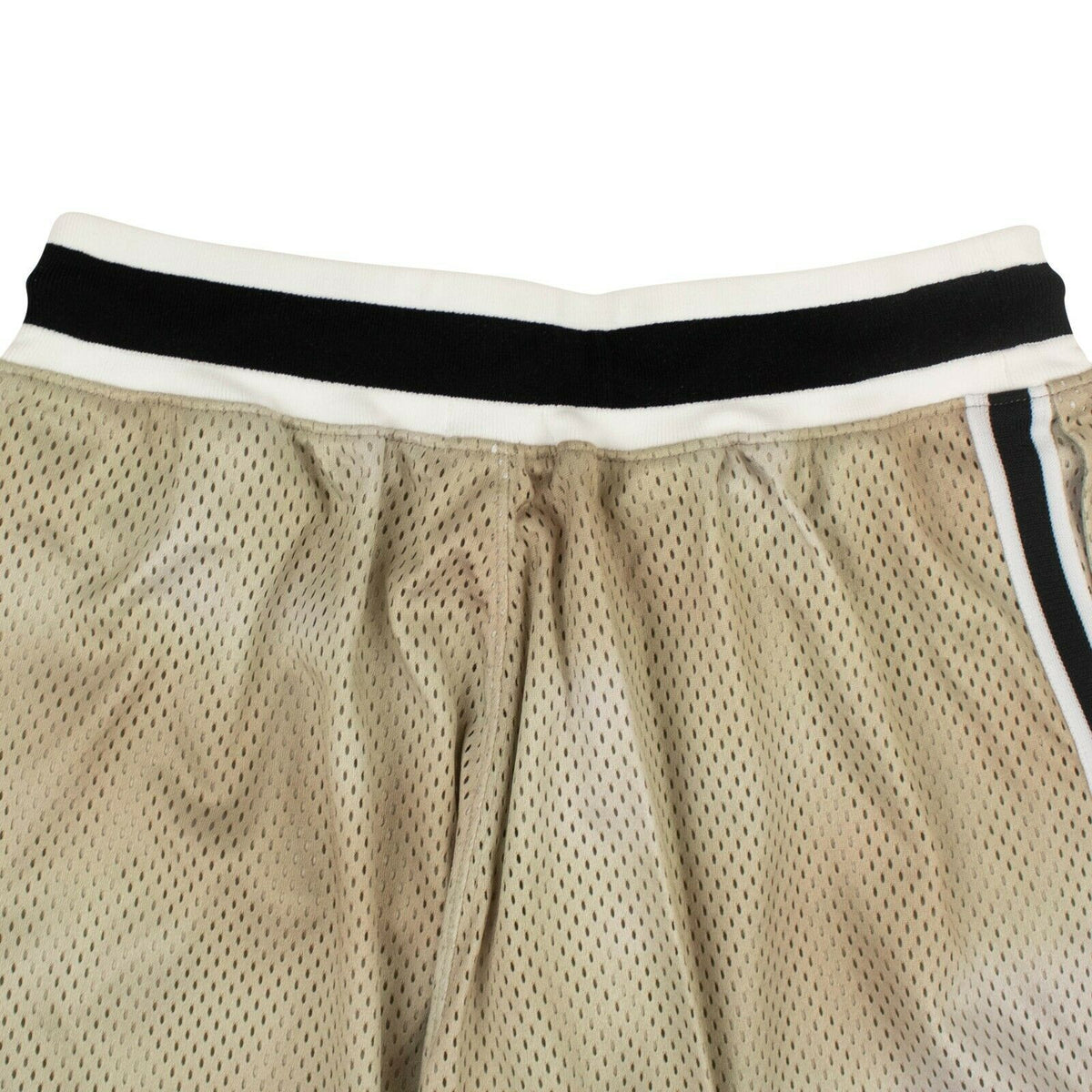 Gold Tie Dye Mesh Basketball Shorts