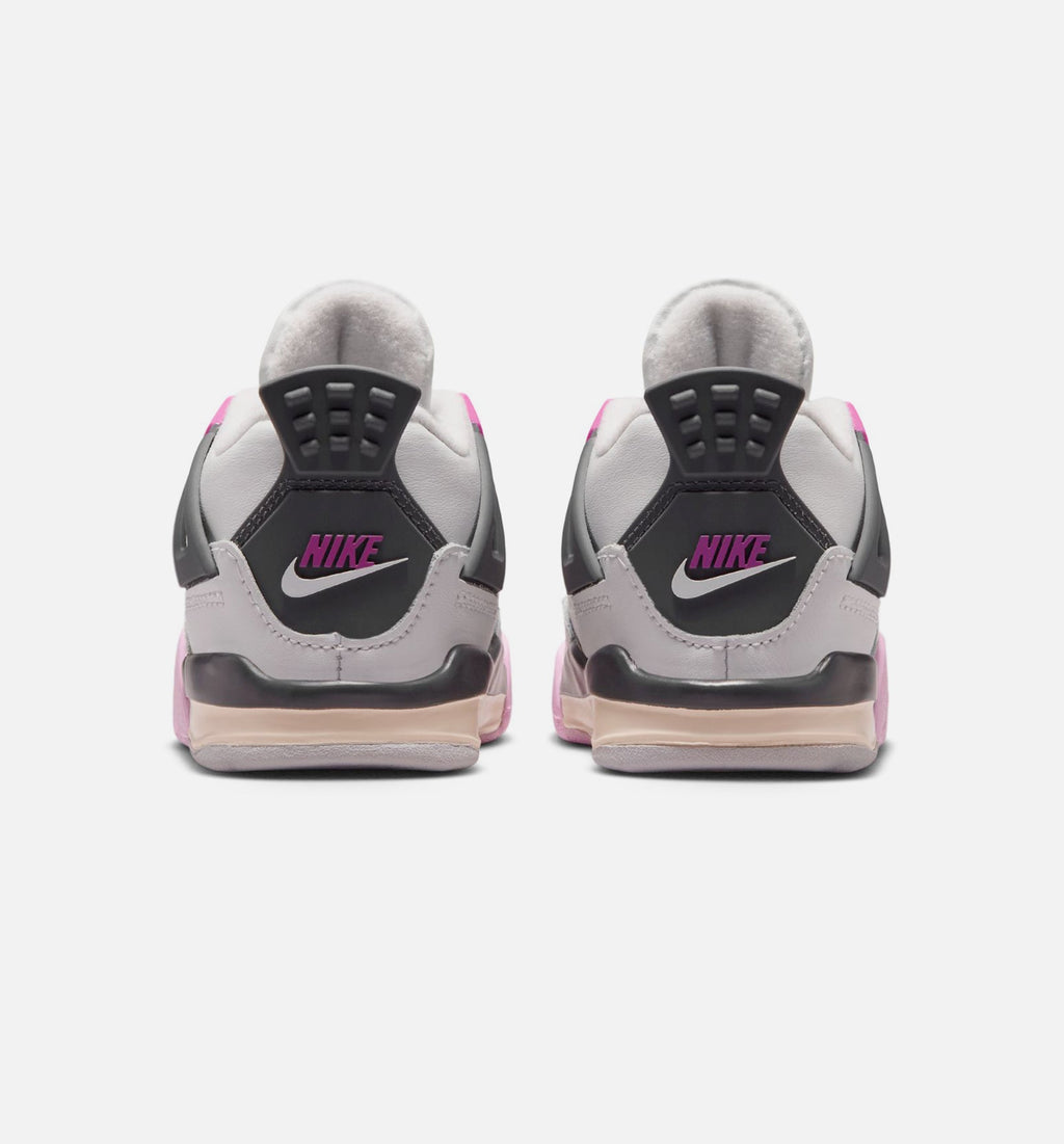 Air Jordan 4 Retro Comic Infant/Toddler – Off White/Fire Pink/Anthracite
