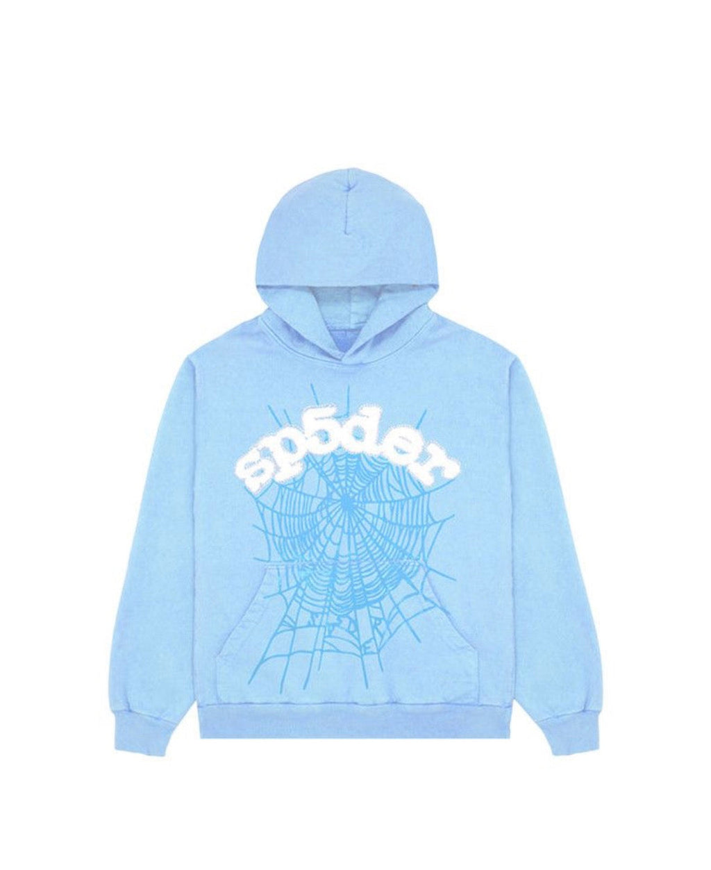 Sp5der Web Hoodie Sky Blue