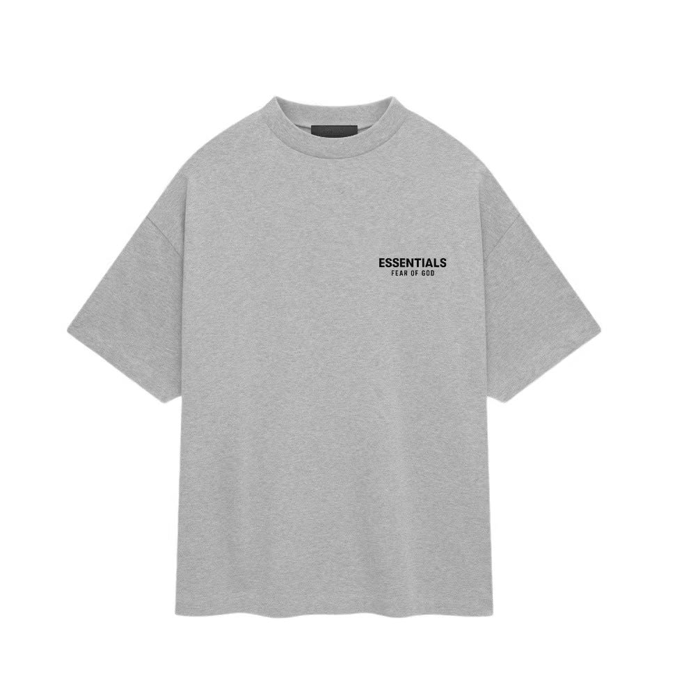 Fear of God Essentials Rubber Print Letter Crew Neck Short Sleeve Tee