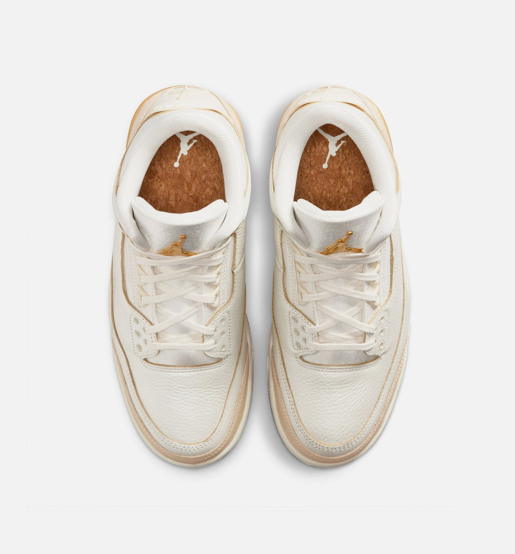 Air Jordan 3 Retro "Sail and Pale Ivory" Women's Shoe – Sail/Team Gold/Pale Ivory/Metallic Gold/Ice