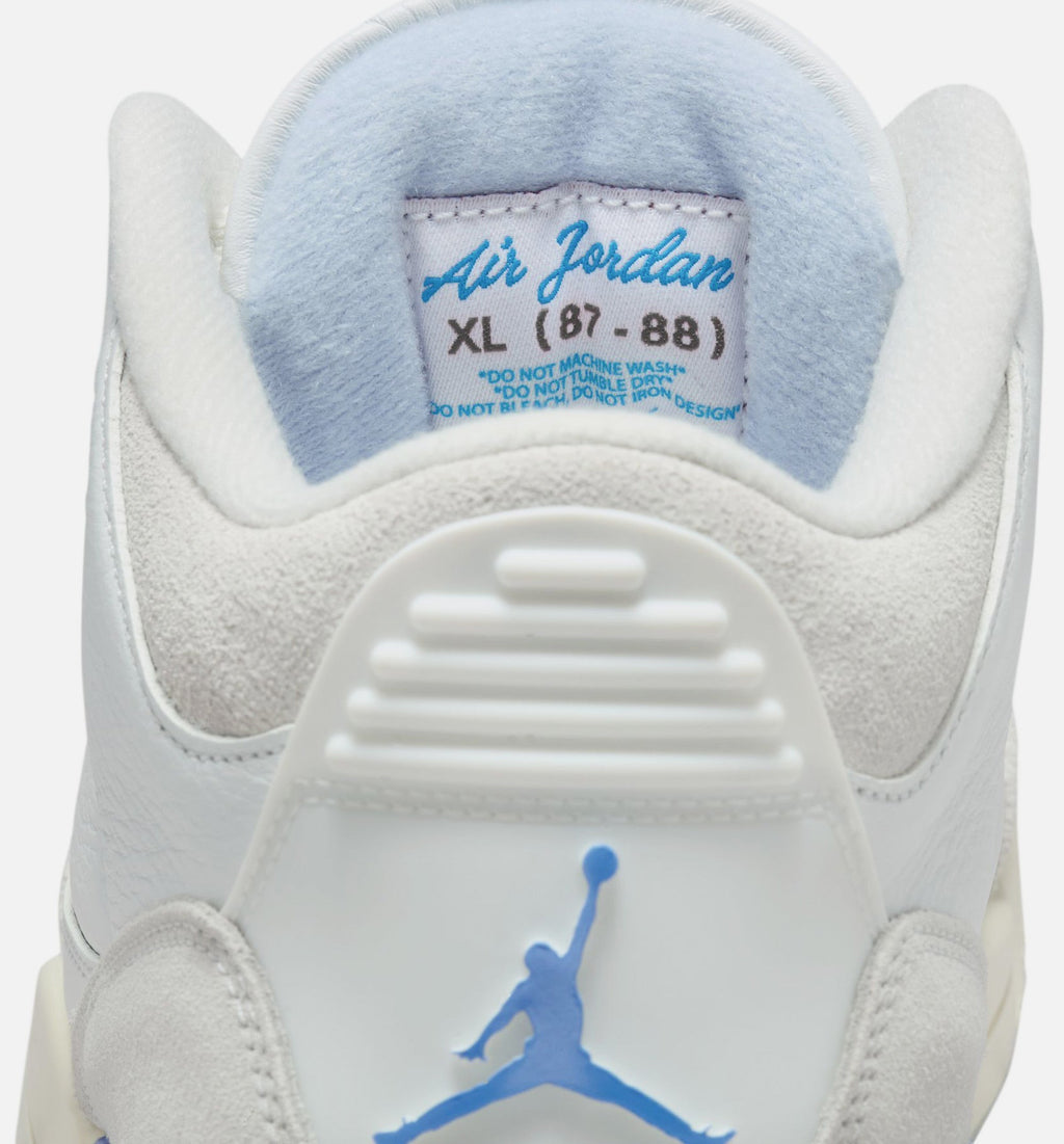 Air Jordan 3 Retro 'Lucky Shorts' - Men's Lifestyle Sneaker (Summit White/Hydrogen Blue/Legend Blue)