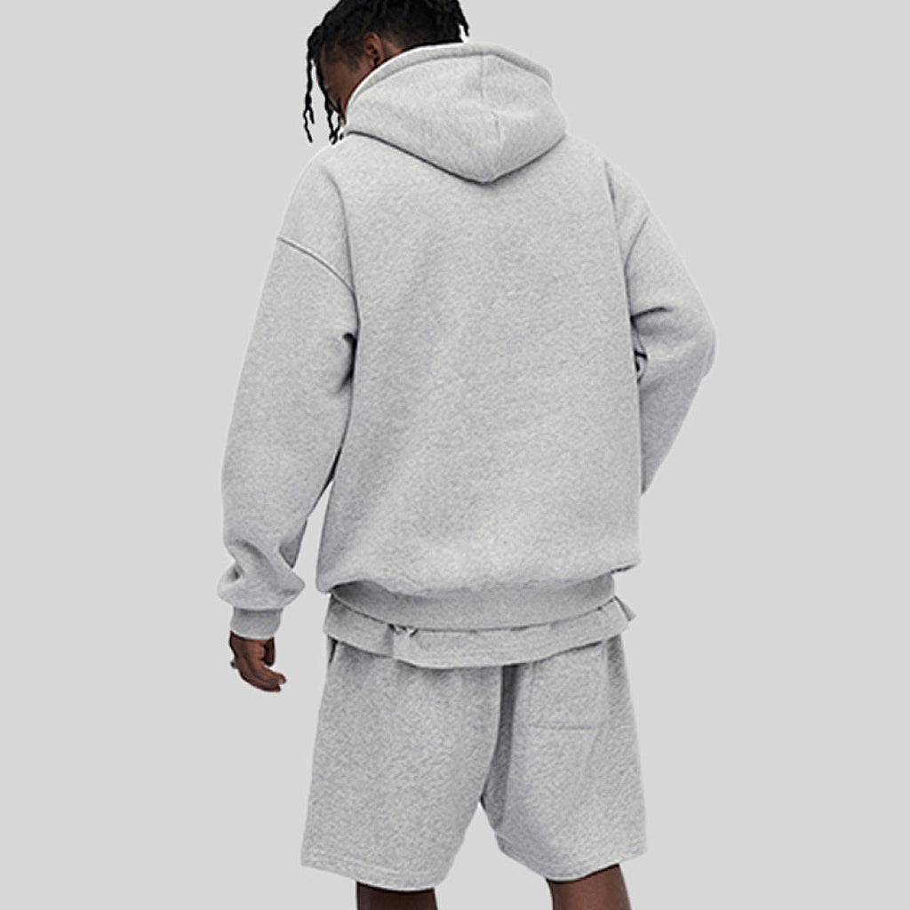 Blank Men's 100% Cotton Heavyweight Streetwear Hoodie
