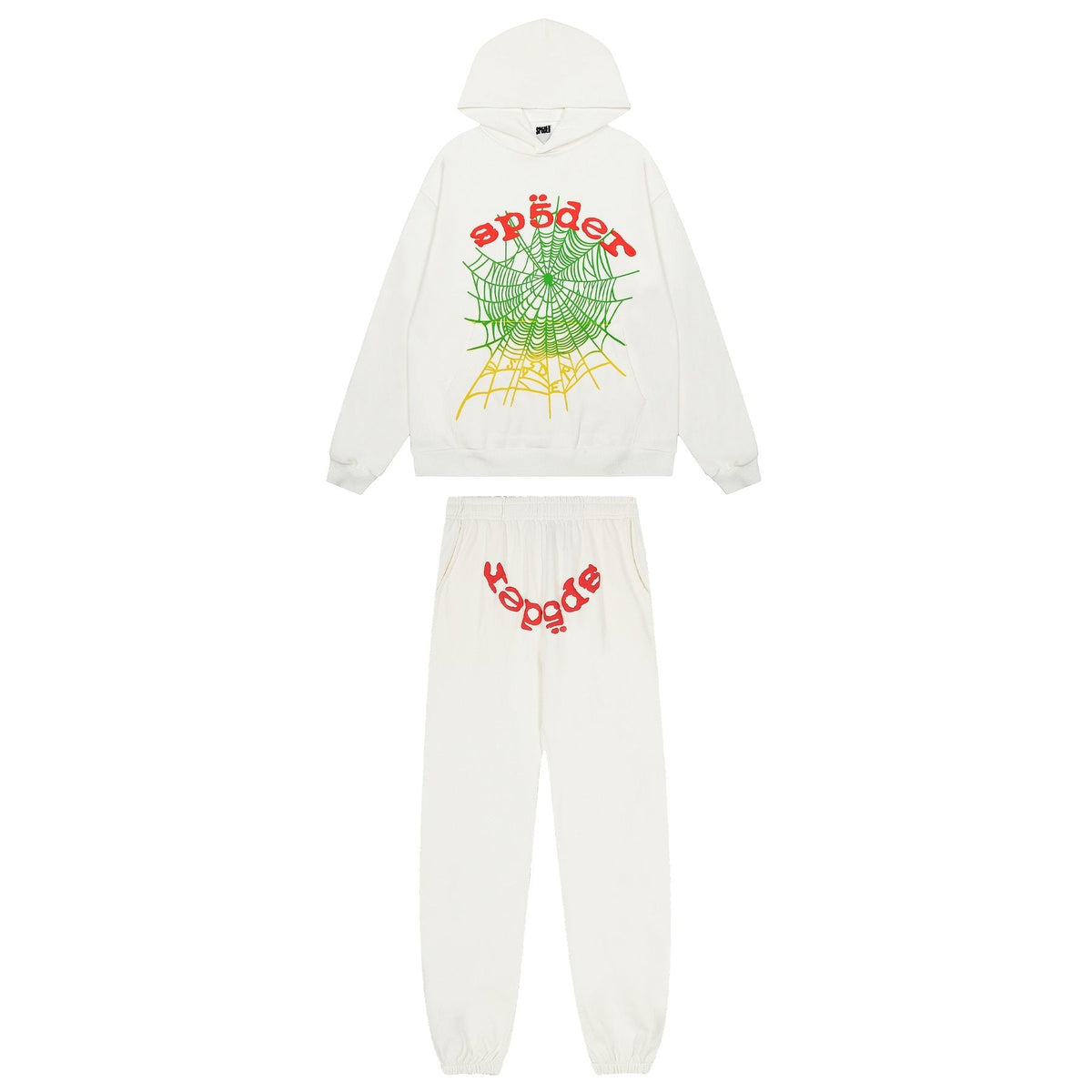 Sp5der Spiderweb Graphic Hoodie & Sweatpants Set
