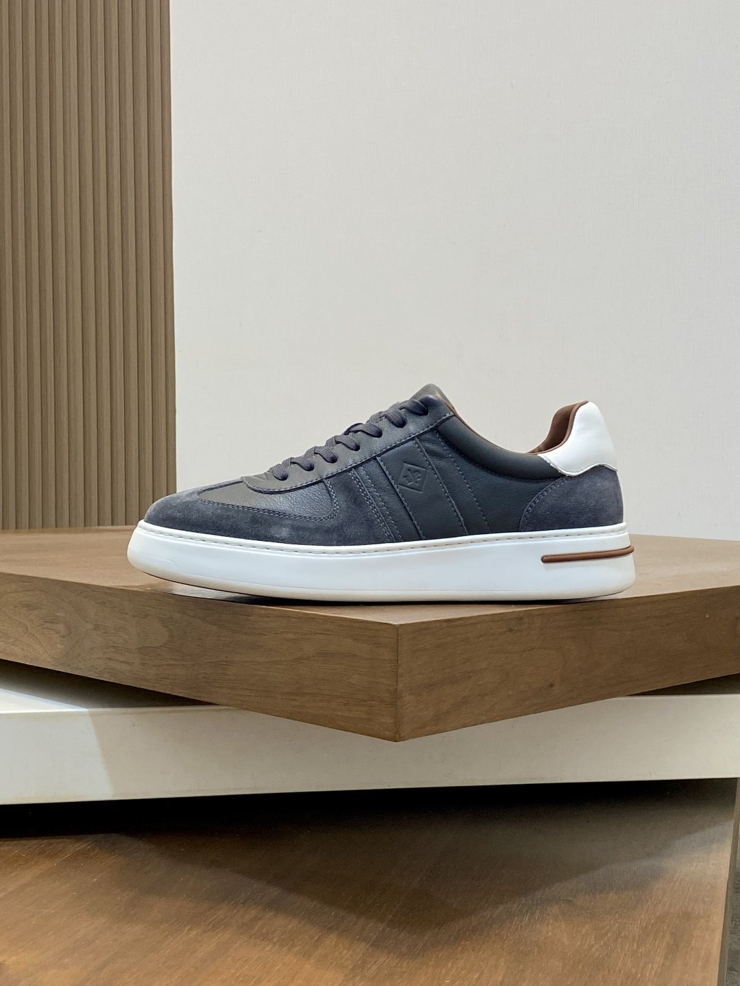 Loro Piana Men's Paneled Low-Top Sneakers
